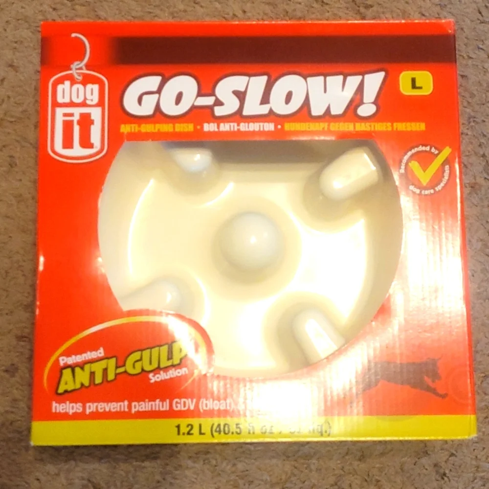 Slow-Feeder Dog Bowl